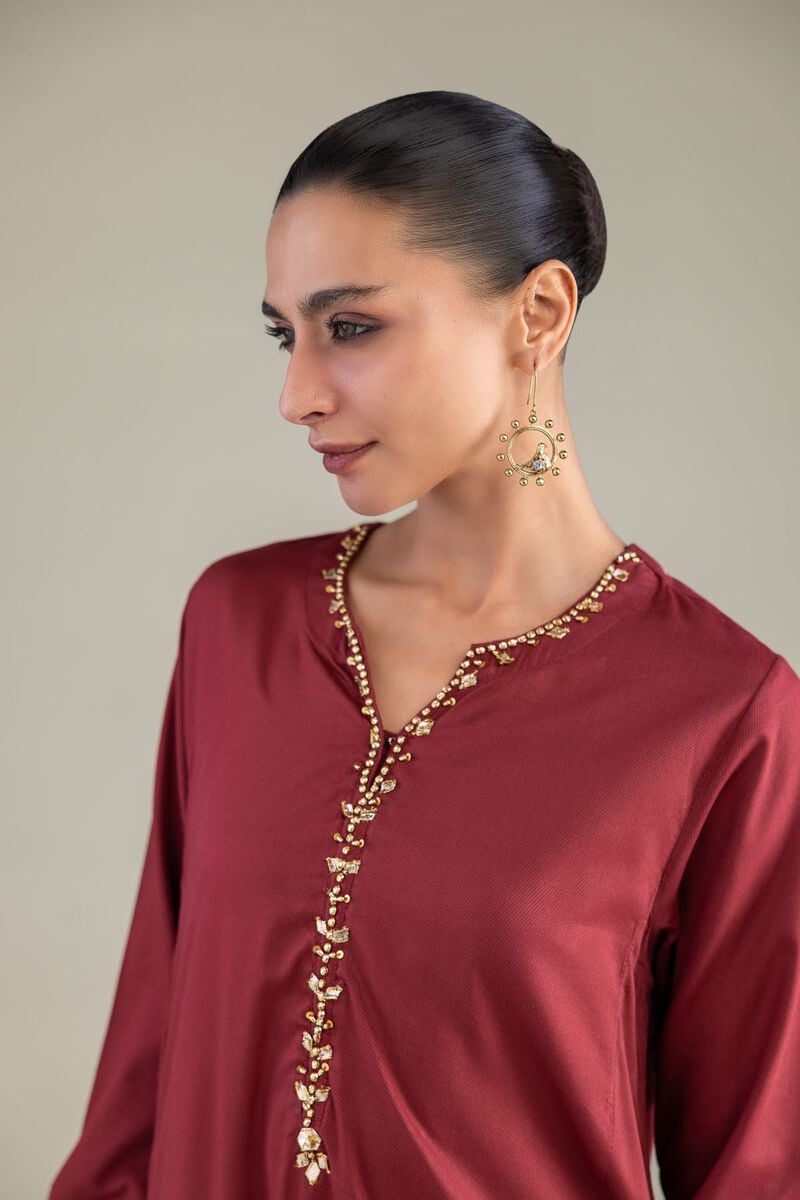 Dyed | Blended Twill | Kurta | USD 40.00